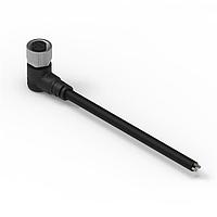 Wurth Elektronik 643642120305 Sensor Cables / Actuator Cables WRCIRC M12  Screw  Coding A  Cable Assembly  with 2 m PVC cable Angled with Metal Coupling Nut Female connector, polarity 5