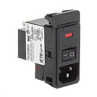 Corcom - TE Connectivity PSJS0SBX0 Inlets 10A SINGLE FUSE SNAP IN MOUNT