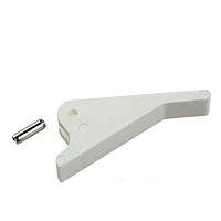 BIVAR CP-46 AA Card Ejectors PCB Card Ejector, 0.062 in. PCB Width, 1.5 in. Upturned Lever, Nylon, Aqua