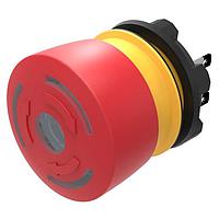 EAO 84-5341.2B20 Safety Switches E-Stop Pushbutton, 2NC, illuminated LED red, solder/plug-in, green indication ring