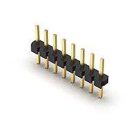 GCT (Global Connector Technology) BF020-02-A-B-0600-0300-N-G Headers 2W 2mm Pin Hdr SIL TH Vrt GF