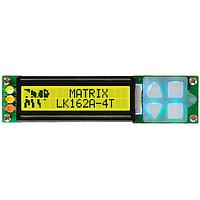 Matrix Orbital LK162A-4T-USB - 16x2 4key Grey text Yel-Grn B/G USB