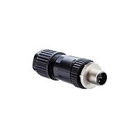 Amphenol LTW M12L-05BMEB-SL7001 Circular Metric Connectors M12 Circular Metric Connector, L Code, Metal, 16A, 05 pins, Male Connector, Male (Power) + Female (Ground) Contact, Straight, Screw Thread, Screw-in, Field Installable, F8.0 - F14.0mm, IP67 Mated