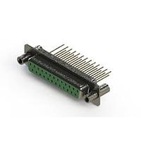 EDAC 628-M25-223-GT4 D-Sub Connectors - Standard Density Vertical Machined D-Sub Connector