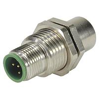 HARTING 21033301300 Straight M12 5POL PNL FEEDTHRU B-CODE