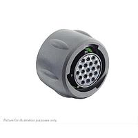 Eaton Souriau-Sunbank UTSX614E19SY Plugs Plug, without backshell, with 19 female solder contacts, IP68/69K in unmated conditions, keying Y