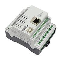 Industrial Shields 100-100-10 PLC Controllino MAXI pure Power  12Vdc to 24VdcEthernet, RS485Inputs (12 IN): 10x Analog (0-10Vdc) / digital (24Vdc), 2x Digital Input / interrupt.Outputs (22 Out): 10x Relay, 12x Digital