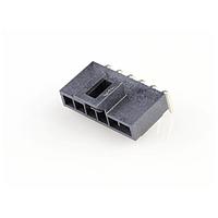 Molex 105313-1506 Headers & Wire Housings NANOFIT HDR RA SGL 6CKT TIN BLK