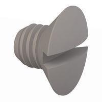 Essentra Components 50M050080L006 Slotted Countersunk 90 Slotted CSK Screw, M5 X .8 Thread, 6mm Lg