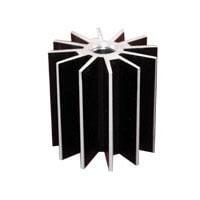 Advanced Thermal Solutions ATSEU-077A-C6-R0 Heatsinks STAR LED Heat Sink, 45mm dia., 68mm, Black/Silver Tip