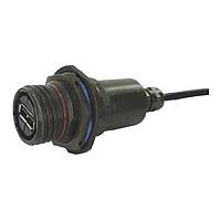 Amphenol Socapex USBFSC71G USB Type A Connectors USBF Spring Loaded, Jam Nut Receptacle, Female USB-A, Alumninum Shell, Olive drab plating