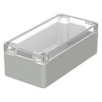 BOPLA 02220100 Enclosures for Industrial Automation ENCLOSURE, EUROMAS PC, 160 X 80 X 55MM, CLEA, LID, POLYCARB, RAL 7035 BASE, M 220 G [330816060]