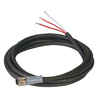 OMEGA M8C-SIL-3-S-F-1.5 M8 Cable, 3 pin, for RTD, Thermistor (Stripped Leads, M8 3 Pin Female, RTD, RTD, Silicone)