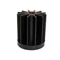 Advanced Thermal Solutions ATSEU-077C-C1-R0 Heatsinks STAR LED Heat Sink, 45mm dia., 18mm, Black, Unthreaded Baseplate Hardware