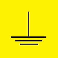 Panduit PESC-J-E Electrical Warning Label Electr Symbol Vinyl Cloth 'Earth