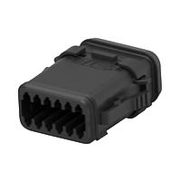 DEUTSCH - TE Connectivity 934456511 Connectors 12CCT PLUG BLACK K A W/SMALL SEAL & HS