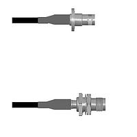 Amphenol Custom Cable Q-0804I0008009i RF Cable Assemblies BNC-SJB/TNC-SJB RG58 9I