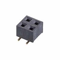Harwin M20-7810245R Socket 2+2 DIL 2.54MM L/P SMT SKT T&R