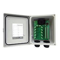 Amphenol Wilcoxon VLD06BF-G-N-S Junction Boxes 6 channel dual-output switchbox, fiberglass, base size, cable grips