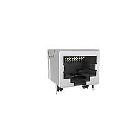 Amphenol Commercial Products RJE091884111A Connectors SP 8P8C R/A shielded Tab down w/o LED