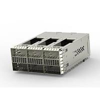 AMP Connectors - TE Connectivity 2299924-4 Cage Assemblies ZQSFP+ ASSY 2X3 Without Upper HSorLP