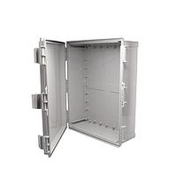 Bud Industries PTR-28494 Electrical Enclosures PTR series - NEMA 4x abs indoor - gray cover (15.7X19.7X6.3)