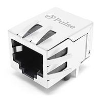 Pulse Electronics E6588-UEC3A4-L Modular CONN RJ45 1x4 TAB DOWN 30u Au THT
