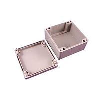 Hammond Manufacturing 1590ZGRP161 Reinforced Enclosure Fiberglass, Grey 6.3 x 6.3 x 3.56"