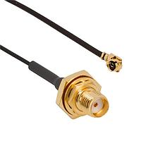 Amphenol RF 336309-12-0100 RF Cable Assemblies SMA Jack-AMC RA Plug 113mm Cable, 100mm