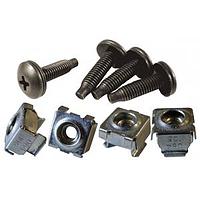 Hammond Manufacturing CAGKITM6-50 M5 Screw and Cage Nut Pack M6 CAGNUTS & SCREWS 50-PKG