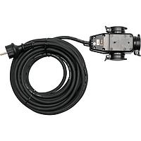YATO YT-81162 3Way Ext.Cord In Rubber Protect (20M, 16A, 3x1.5mm2)