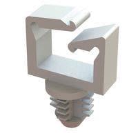 Essentra Components LWSBH-1-01 Locking Wire Saddle, Blind Hole Lock Wire Sdl,Blind Hl Mnt,Natural
