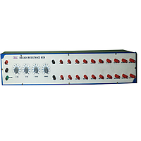 ZEAL ZMDRB-0.1M-100G Decade Resistance Box With Fix Resistors (0.1 MΩ, 1 MΩ, 10 MΩ, 100 MΩ)