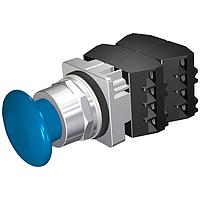 SIEMENS 52PM9W5D Pushbutton PUSHBUTTON,MOM,BLU,1 3/4" PLST,2POS,4BJK