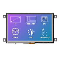 Riverdi SM-RVT50AQBFWR00 TFT LCD Displays 5.0", EVE3, frame, RTP, air bond