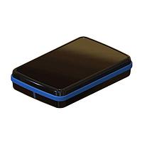 Serpac CX64DBKABL Hand Held CX-64 Series Waterproof Pocket Enclosure with Blue Seal. Three-Piece Design, Polycarbonate Plastic, Integrated Waterproof Seal, IP 65, 66, 67; NEMA 4X, 12, 13 Ratings