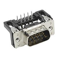 HARTING 09651237801 D-Sub Connectors - Standard Density D-Sub 9pin male angled 2.84mm pitch, stamped, w/o board locks, M3, PL3