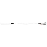 OMEGA RTD-3-1PT100K2528-1M-T-1/10 STYLE 2 RTD, 3 WIRE 5/PK PFA (Class 1/10 DIN, Stripped Leads, 100 Ω, 230 °C)