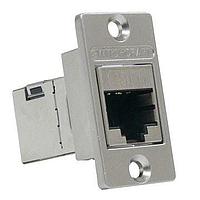 Switchcraft NHRJ45D6S Modular RJ45 FT Narrow PnlMnt Conn CAT6 Shielded