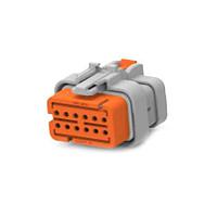 DEUTSCH - TE Connectivity 2320937-4 Housings AS16 HT, Plug, 12P, reduced seal, Code D