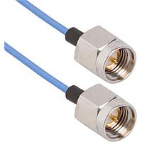 Amphenol SV Microwave 7029-2557 RF Cable Assemblies SMA M to SMA M C/A .047 Cable (OAL 24")