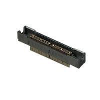 AMP Connectors - TE Connectivity 5767143-2 Board to Board & Mezzanine Connectors MICT,R/A,RCPT,076 ASY,062,30AU