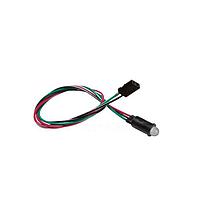 BIVAR PM5HCW12.0-CC Indicators Standard Panel Mount Indicators, 2 Leaded, 5mm HE Red LED with Water Clear Lens, 12 in. Wire, .100 Connector.