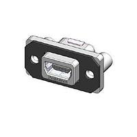 Amphenol Commercial Products MUSBB151M0 Mini USB Type B Connectors Rugged USB-mini B R/A