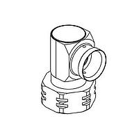 Radiall R183165007 PCB Connectors 4.3-10 / RIGHT ANGLE PLUG SOLDER TYPE CABLE 1/2" SUPERFLEXIBLE CORRUGATED