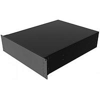 Hammond Manufacturing RM3U1922SBK Rack Mount Chassis - Solid 5.25 (3U) 16.6x22
