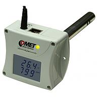 Comet T6545 WebSensor - remote CO2 concentration thermometer hygrometer, duct mount (9-30 Vdc, Ethernet)