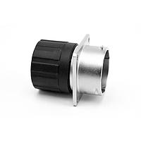 Amphenol SINE Systems RT0W01210SNHEC03R Connectors Receptacle, Square Flange, 10 Position, Female, Shell Size 12, Silicone Seal, and End Cap with Reduced Diameter Individual Wire Sealing, Range 14-24 AWG
