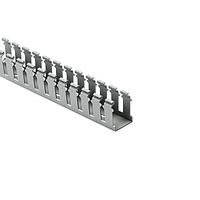 HellermannTyton 181-15206 Slotted Wall Wiring Duct SL1.5X2 GRY PVC DUCT MOD
