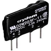 Sensata Technologies - Crydom D2W202F Heavy Duty PCB SIP SSR 280VAC 2A, 3-32VDC,ZC